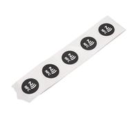 Alomejor NFC Étiquettes 30 Pièces Autocollants PVC Imperméables (BLACK) | Programmable, Mémoire de 144 octets, Compatible avec , Durable, Facile à utiliser