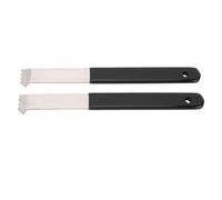 Alomejor Outil D'extraction de Pavés, Outil de Retrait de Pavés Efficace et Durable pour Soulever des Blocs et des Briques Enfoncés en Acier allié, 2 Unités