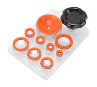 Alomejor Ouvre-boîtier Arrière D'aspiration de Montre, Dissolvant Efficace de Couvercle de Montre en Silicone sans Marquage pour la Réparation (Orange)