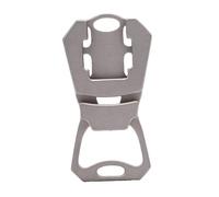 Alomejor Ouvre-bouteille Manuel, Ouvre-bouteille Plat en Alliage de Ti 26,2 X 49,6 X 6 Mm, Outil d'ouverture de Boîte Multifonction Compact pour la Cuisine, le Camping en Plein Air, le Pique-nique