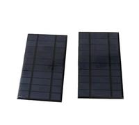Alomejor Panneau Solaire époxy 5V 2W pour Projets | Matériau en polysilicium durable et à haute efficacité, parfait pour les lampes solaires