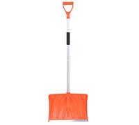 Alomejor Pelle à Neige en Métal avec Poignée Antidérapante en Forme de D pour Un Pelletage Efficace de la Neige et de la Boue, Grande capacité 39,7 Oz