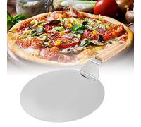 Alomejor Pelle à Pizza en Acier Inoxydable, Taille Ronde de 43,5 Cm | Matériau durable, résistance aux rayures, idéal pour les boulangeries, trou de suspension pour le rangement
