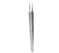 Alomejor Pince à épiler Incurvée Trempée, 140mm, pour Usage Professionnel | Acier inoxydable 202, résistant à la corrosion, résistant à la chaleur, non magnétique