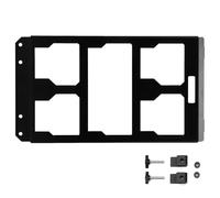 Alomejor Plaque de Montage pour Boîte à Outils D'emballage, Support D'organisation Durable en Acier Inoxydable pour un Rangement Efficace dans les Postes de Travail Mobiles, 1 unité