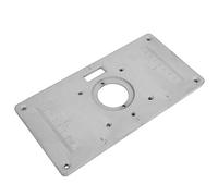Alomejor Plaque D'insertion de Table de Routeuse en Aluminium, Taille 235 | Alliage d\'aluminium durable, fonctionnement polyvalent du routeur, bague centrale pratique, inserts de clé hexagonale
