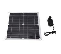 Alomejor Pompe à Eau Solaire, Panneau Efficace de 100W | Construction ABS durable, Support de boîtier de batterie, Idéal pour les fontaines de jardin, Économe en énergie