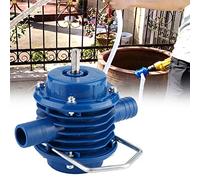 Alomejor Pompe à Main, Corps en Acier Inoxydable Durable | Plastique technique, résistant à la corrosion, compatible avec une perceuse électrique de 350 W