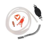 Alomejor Pompe à Siphon à, Pompe Manuelle Portable, Transfert de Carburant Efficace pour Voitures, Motos, Tondeuses à Gazon, Tuyau en PVC 2.5m