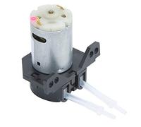 Alomejor Pompe Doseuse Péristaltique 12V Pompe à Tuyau Mini (BLACK) | Plastique technique, fonction auto-amorçante, nettoyage facile, plage de débit 0,1-100 ml/min