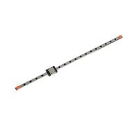 Alomejor Rail Coulissant Linéaire Miniature 200mm, Conception de Haute | Structure en acier durable, performances stables, légères et compactes