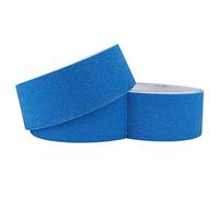 Alomejor Ruban Antidérapant, Surface en Sable de Quartz, Longueur 5m (BLUE) | Matériau PVC, anti- et eau, facile à coller