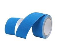 Alomejor Ruban Antidérapant, Surface en Sable de Quartz, Longueur 5m (BLUE) | Matériau PVC, anti- et eau, facile à coller