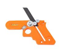 Alomejor Ruban de Chant Trimmer, Outil de Coupe Précis 8mm R1.5mm | ABS, construction en acier allié, remplacement facile de la lame, pour placards et bandes en PVC