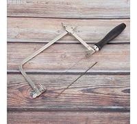 Alomejor Scie à Arc pour Bijoux DIY, Scie à Métaux de Haute qualité | Poignée ergonomique, Outil polyvalent, Sciage sécuritaire, Nécessaire domestique, Taille compacte