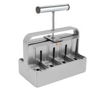 Alomejor Semoir Manuel avec Poignée Ergonomique, Format 8 Cellules | Alliage d\'aluminium durable, adapté à la plantation en extérieur, conception écologique