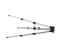 Alomejor Support Trépied de Niveau, Conception en Aluminium Durable, pour | Tête articulée à 3 voies, plaque de dégagement rapide amovible, pieds en caoutchouc antidérapants, pieds réglables en 4