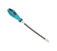 Alomejor Tournevis à Manchon Flexible 1/4 Pouces, Poignée Confortable avec Arbre Flexible pour Mécaniciens, Tourne-écrou Réglable Polyvalent Outil de Serrage Compact et Robuste pour Espaces Étroits