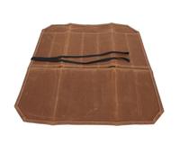 Alomejor Trousse à Couverts de Chef, Sac de Rangement Durable pour la Cuisine, Le Camping, Les Voyages, Matériau Résistant aux Coupures, 7 Emplacements pour Divers Outils, Sangle en Toile pour Un