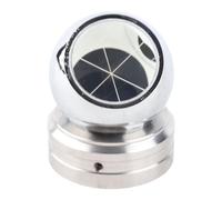 Alomejor Verre à Base Magnétique Compact à Prisme Sphérique pour Station Totale, Parfait pour L'arpentage et Les Mesures Ferroviaires 1 unité