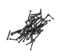 Alomejor Vis à Tête Cylindrique Hexagonale, Vis à Six Pans Creux, en | Matériau durable, idéal pour les espaces confinés, fixations industrielles, 17 tailles disponibles