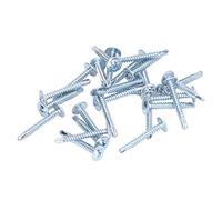 Alomejor Vis Cruciformes, Acier au Carbone 4.2x32mm, 50 Pièces, pour