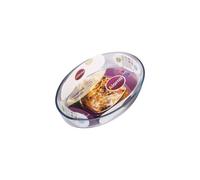 Alorno 162-P10LT Mini cocotte ovale en verre Transparent