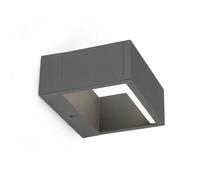 Applique murale d'extérieur LED ALP 6W 3000K IP54 gris foncé