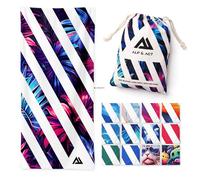 ALP & ACT Serviette de Plage XXL 200x90 cm - Microfibre 100% Recy Super LÉGÈRE & Séchage Rapide - Drap de Plage & Serviettes de Piscine pour Homme, Femme, Enfant - Draps de Bain - Rose Bleu