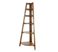 ALPAGA - Étagère d'angle en bois Marron