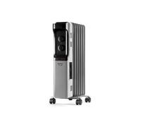 Taurus - Radiateur à bain d'huile Alpatec Dakar 1500 W | 7 éléments | 3 niveaux | Thermostat réglable | Protection anti-basculement & surchauffe | Jusqu'à 15 m² | Minuterie | Gris