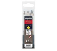 Alpen Keramo extreme Box 0000300003100 Glass drill bit set 6 mm, 8 mm, 10 mm Cylinder shank 1 pc(s)