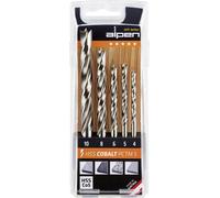 Alpen 0063300005100 Jeu de forets pour le bois 5 pièces 4 mm, 5 mm, 6 mm, 8 mm, 10 mm 1 pc(s)