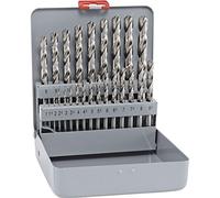 Alpen 100225100 Foret HSS Cobalt KM, Gris, Set de 25 Pièces