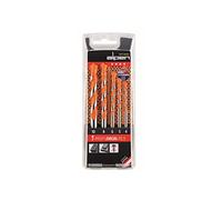 Jeu de forets spécial tuiles 5 pièces tige cylindrique Alpen 200705100 1 set