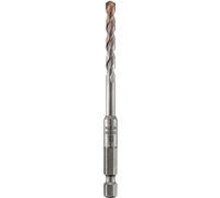 Alpen 25200400100 Profi Foret spécial tuiles 1/4 4,0 mm, Argent