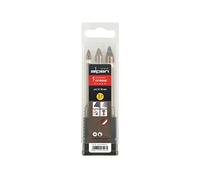 Alpen Jeu de forets Keramo Extrême 0000300003100 – Verre 6/8/10 mm, tige cylindrique, 3 pièces