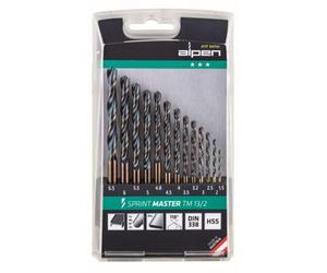 Alpen - 811101100 Foret HélicoÃ¯dal ''Sprint Master'', Gris, Set De 13 Pièces