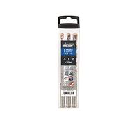 Alpen 81700571100 Jeu de 3 forets SDS-plus F4 Ø 6/7/10 x 160 mm