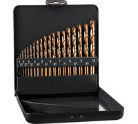 ALPEN Bohrer-Kassetten Set HSS COBALT GRIP KM 19, 19-tlg., Ø 1,00-10,00 mm