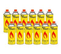 Alpen Camping Butane 12x400ml Cartouches de gaz Bouteille de gaz pour réchaud de camping Réchaud de camping Brûleur Bunsen Brûleur à souder 400ml (12)