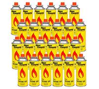 Alpen Camping Butane 24x400ml Cartouches de gaz Bouteille de gaz pour réchaud de camping Réchaud de camping Brûleur Bunsen Brûleur à souder 400ml (24)