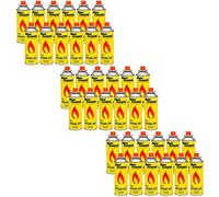Alpen Camping Cartouche de gaz Butane 36 pièces 400 ML Certificat Pi 0875 Conforme EN417