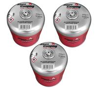 Alpen Camping - Lot de 3 cartouches de gaz de 450 g - Certificat : Pi 0437 conforme à la norme EN417 propane-butane