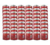 Alpen Camping Lot de 48 cartouches de gaz percables 190 g avec limiteur de fuite interne pour poêles, lampes, chalumeaux