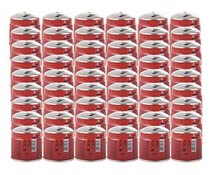 Alpen Camping Lot de 48 cartouches de gaz percables 190 g avec limiteur de fuite interne pour poêles, lampes, chalumeaux