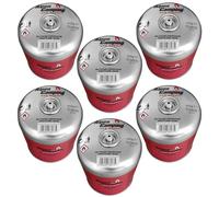 Alpen Camping Lot de 6 cartouches de gaz de 450 g EN 417 propane-butane filetage 7/16″ - Pour réchaud d'extérieur, brûleur, camp de tente, voyage - Certifié PI 0437 - Utilisation de - 10 °C à + 40 °C