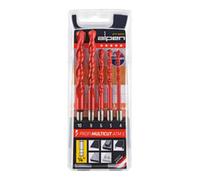 Alpen-Maykestag ALPEN Jeu de forets à embout multi-usages en carbure, 1/4 pouce (E 6,3),⌀ foret: 4-10 mm Quantité:1