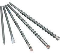 Alpen-Maykestag : Ensemble de 5 forets BOHRER/MEIßELSATZ pour perceuse électrique (boîte SDS-MAX)