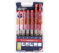 Alpen MultiCut 0000100802100 carbure de tungstène Jeu de forets polyvalents 6 pièces 4 mm, 5 mm, 6 mm, 7 mm, 8 mm, 10 mm 1/4 (6,3 mm) 1 pc(s)